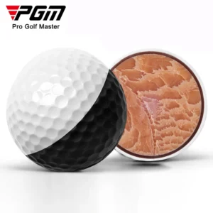 PGM Golf Two-color Three-tier Putter Practice Game Black and White Ball Visual Rolling Direction Q026