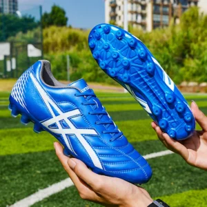 Professional Soccer Shoes Man Trainers Blue Brand Football Shoes Teenager Outdoor Non-Slip Men's Soccer Sneakers botas de futbol