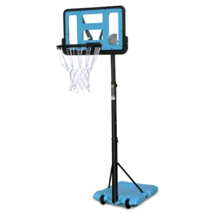 Use Outdoor Height Adjustable 4.8 To 7.7ft Basketball Hoop 44 InBackboard Portable Basketball Goal System Stable Base Wheels